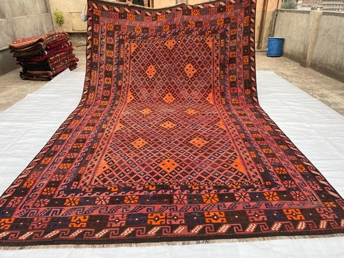 Red large boho tribal - boho,